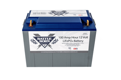 100 Ah 12V LiFePO4 Deep Cycle Battery by Battle Born