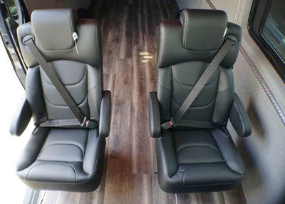 Sprinter Single Captain Chair Seat System by JMG Systems
