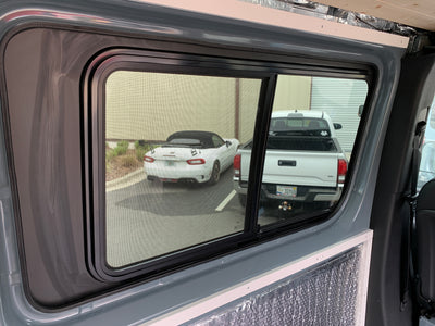 Driver Side Forward Screened Half-Slider Window Sprinter Van 2007-Present by AM Auto