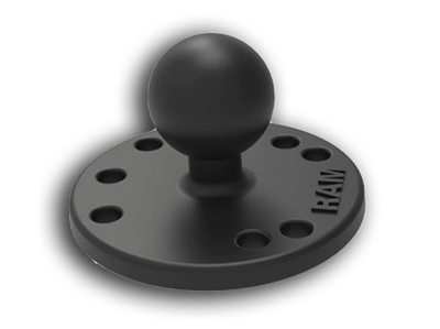 Round Plate with 1" Ball by RAM® Mounts