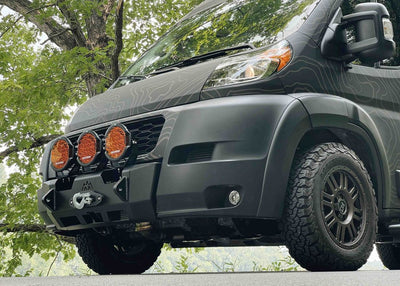 Ram Promaster Scout Front Bumper by Backwoods Adventure Mods
