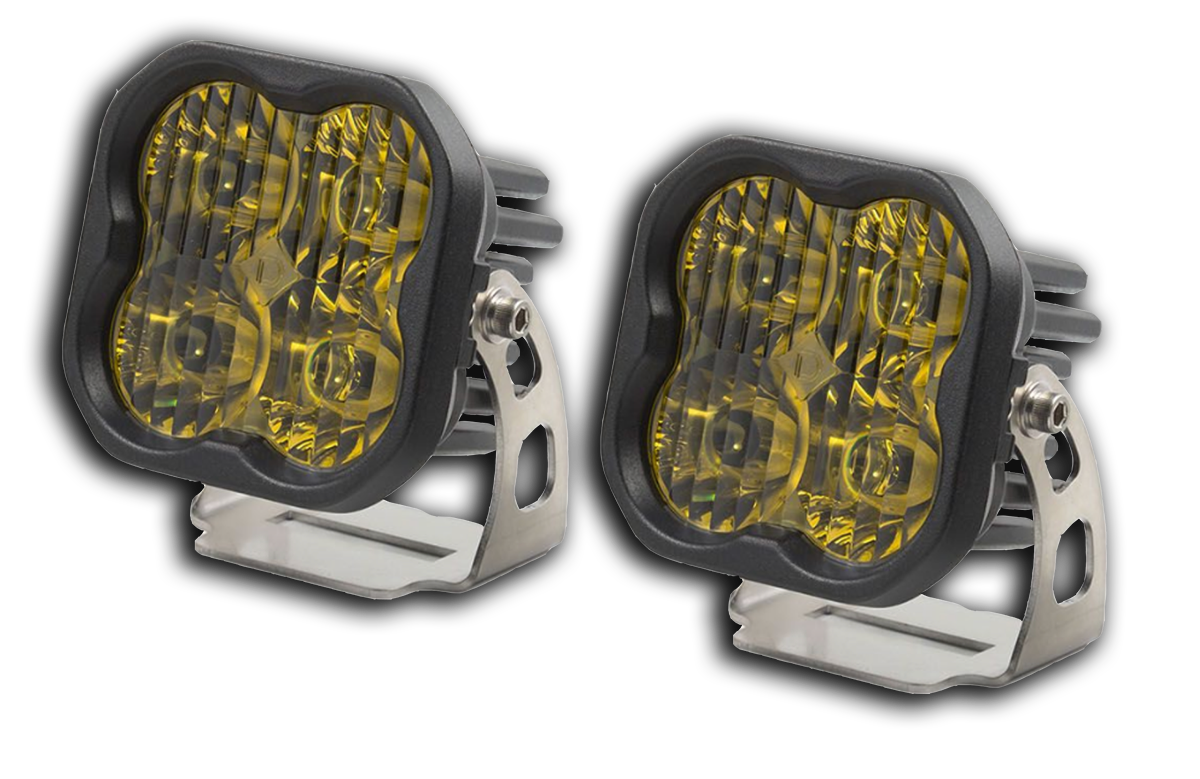 DIODE DYNAMICS DD6422S Diode Dynamics Stage Series 2 In LED Pod Pro - Yellow Spo