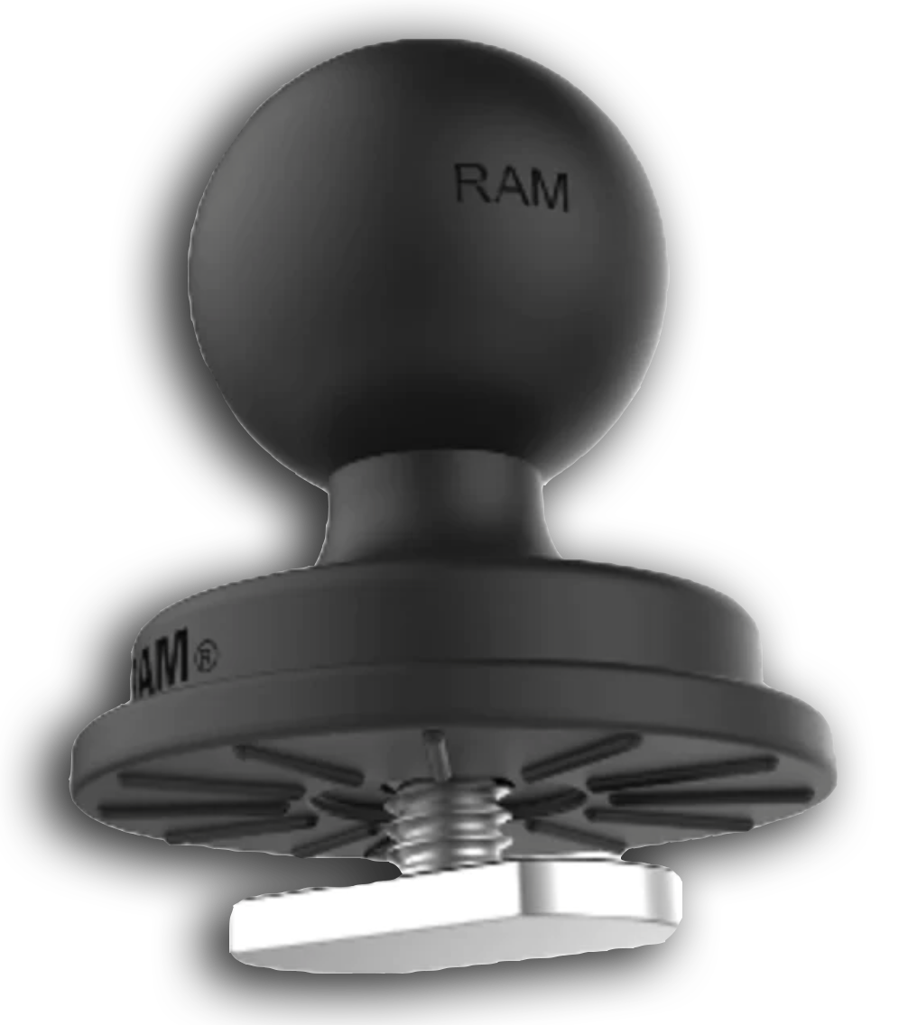 1" Track Ball w/ T-Bolt Attachment by RAM® Mounts